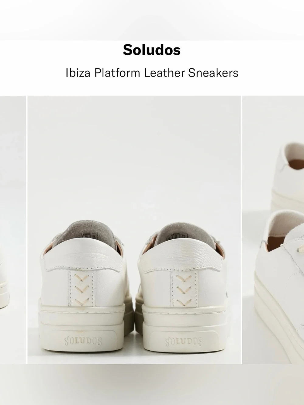 Soludos Ibiza Platform Leather Sneakers